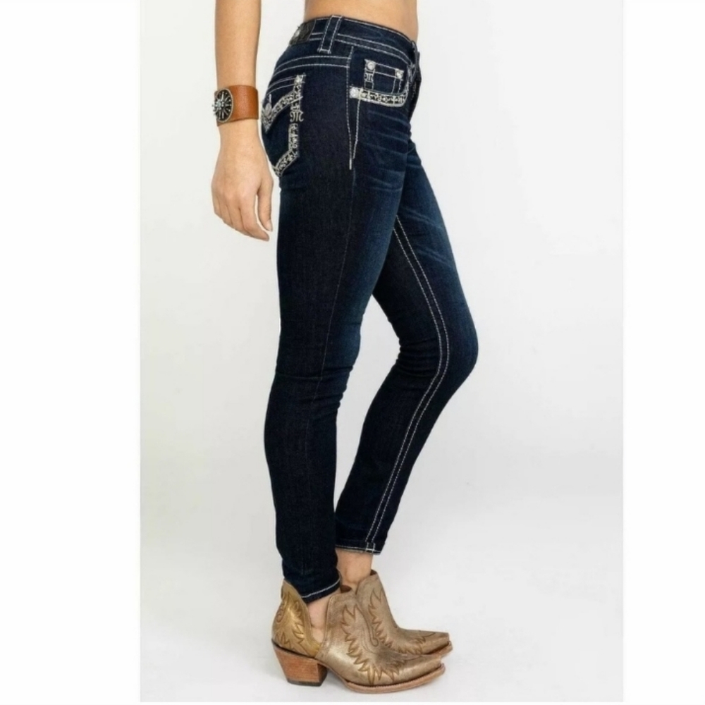 NEW MISS ME JEANS:Hailey Ankle Skinny - Picture 4 of 8